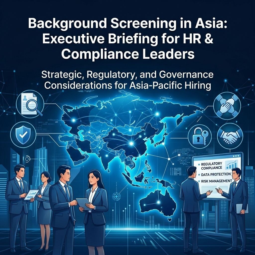 Background Screening in Asia: Executive Briefing for HR & Compliance Leaders