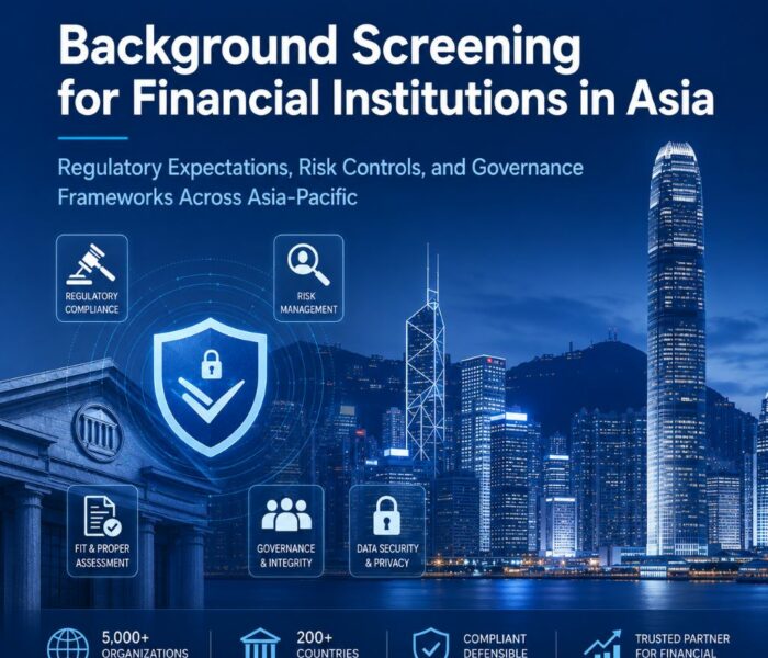 Background Screening for Financial Institutions in Asia