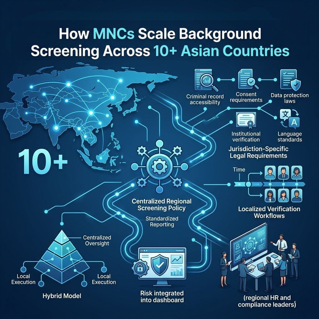 How MNCs Scale Background Screening Across 10+ Asian Countries