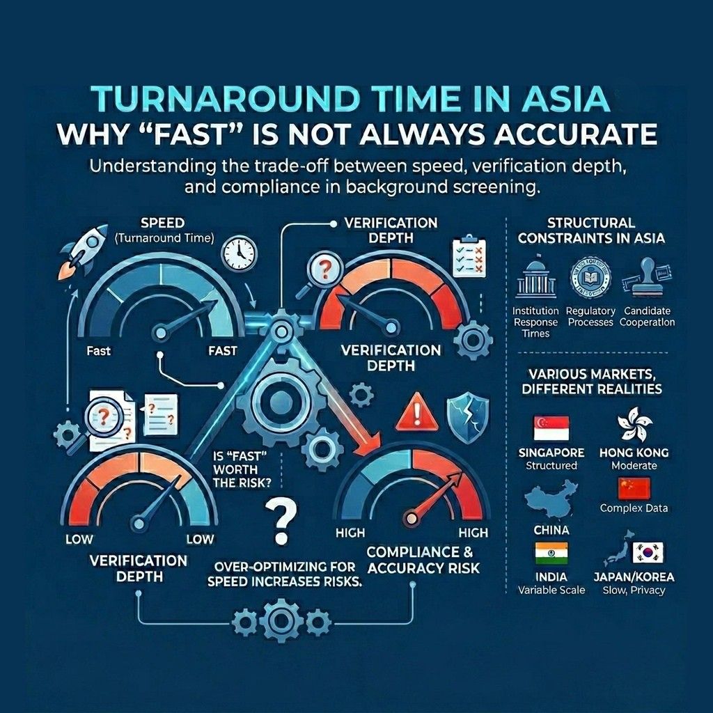 Turnaround Time in Asia Why Fast Is Not Always Accurate
