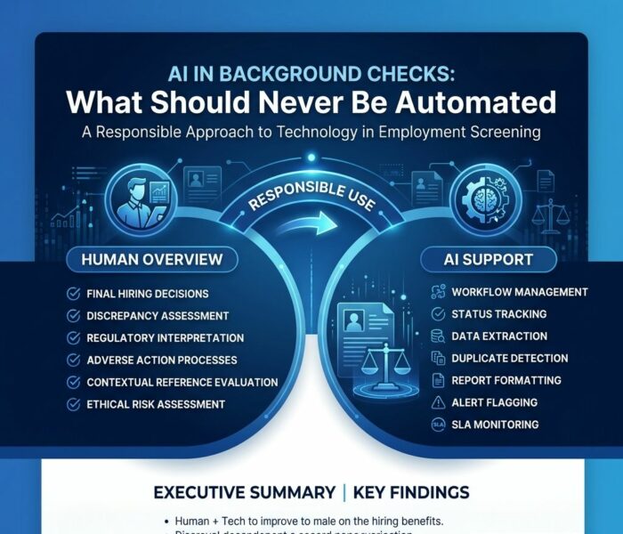 AI in Background Checks What Should Never Be Automated