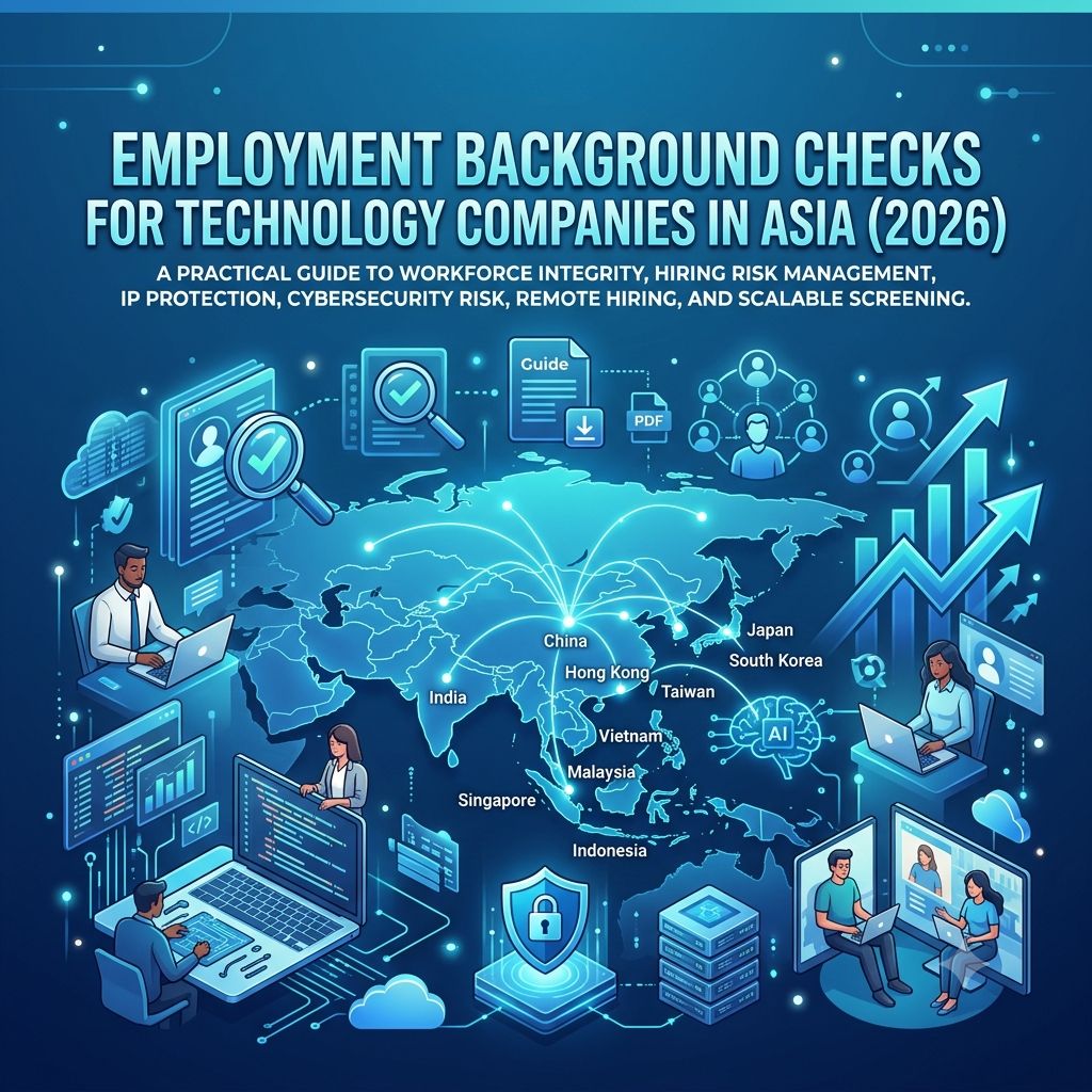 Employment Background Checks for Technology Companies in Asia (2026)